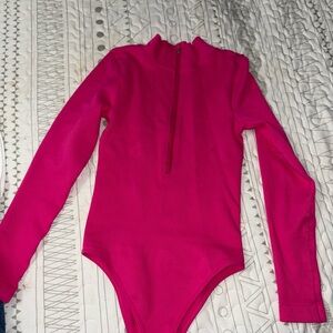Pink Long Sleeve Bodysuit